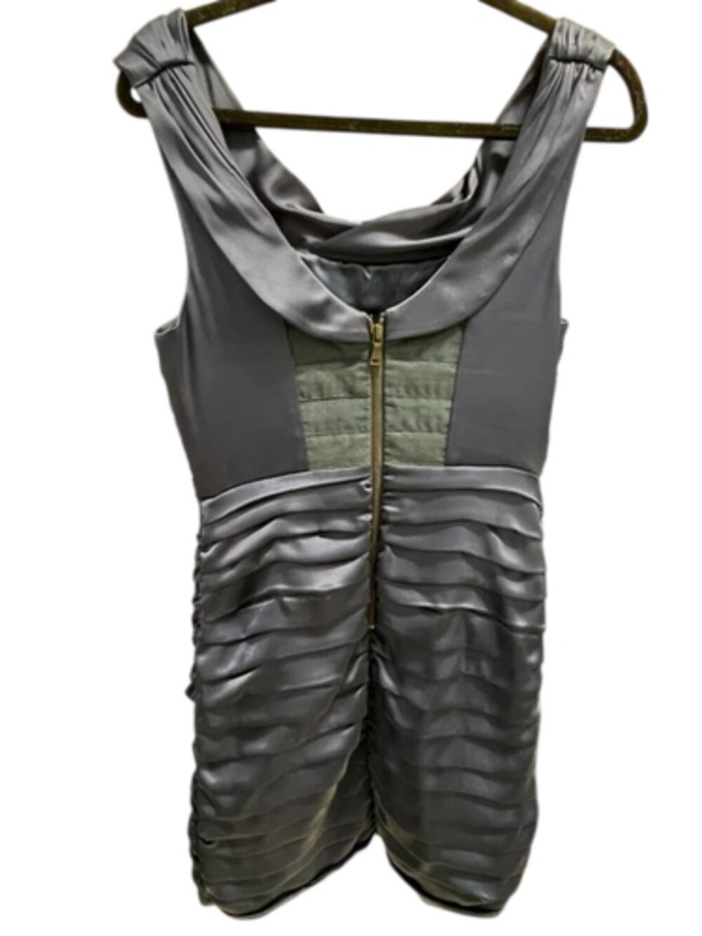 Women’s Balck Ruched Cocktail Dress Sleeveless Elegant Party Bodycon
